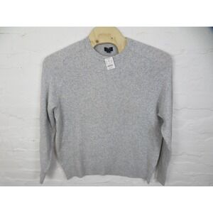 J.Crew Extra Soft Sweater Mens XL Gray Crew Neck Knit Pullover Acrylic Wool